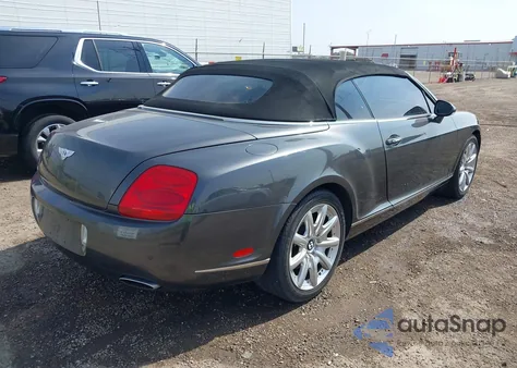 2007 Bentley Continental Gtc z USA, uszkodzony, nr VIN SCBDR33WX7C050036